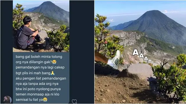 7 Foto Netizen di Gunung Ini Minta Diedit, Hasilnya Diluar Ekspektasi