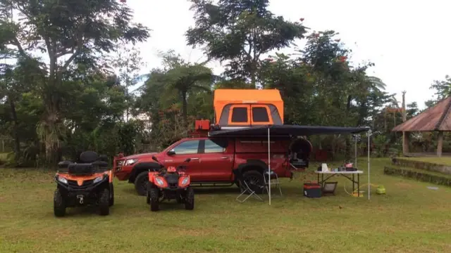 Tampak Samping Mobil Tenda ala Double Cabin 3