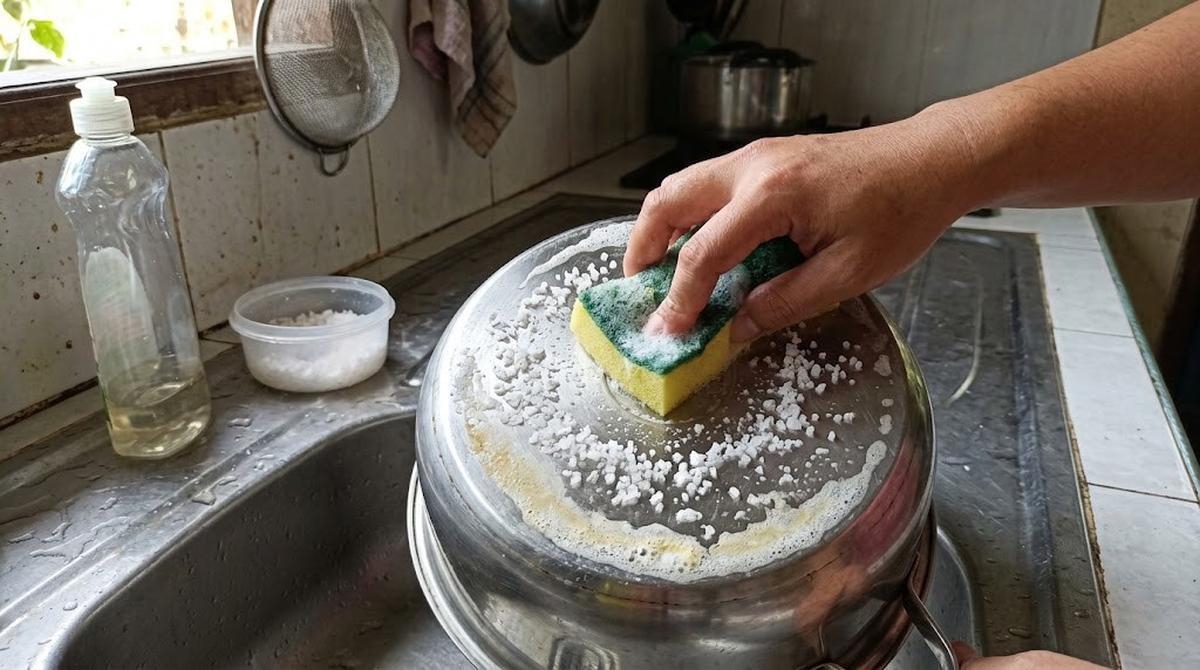 Cara Menghilangkan Kerak Air di Panci