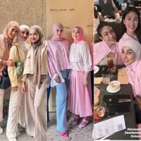 Geng Cendol Kenakan Padu Padan Koleksi Pakaian Terbaru dari Nagita Slavina. [Instagram]