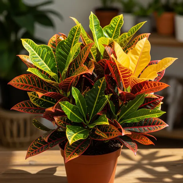 Puring (Codiaeum variegatum) (Gemini AI)