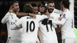 Namun presiden klub, Florentino Perez ingin merombak skuat musim depan. Hal itu dikarenakan semakin buruknya daya serang yang dimiliki klub raksasa tersebut. (AFP/Filippo Monteforte)