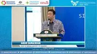 Kepala BPSDMI, Arus Gunawan pada pembukaan acara Pekan Industri Vokasi di Jakarta, Senin (21/11/2022).