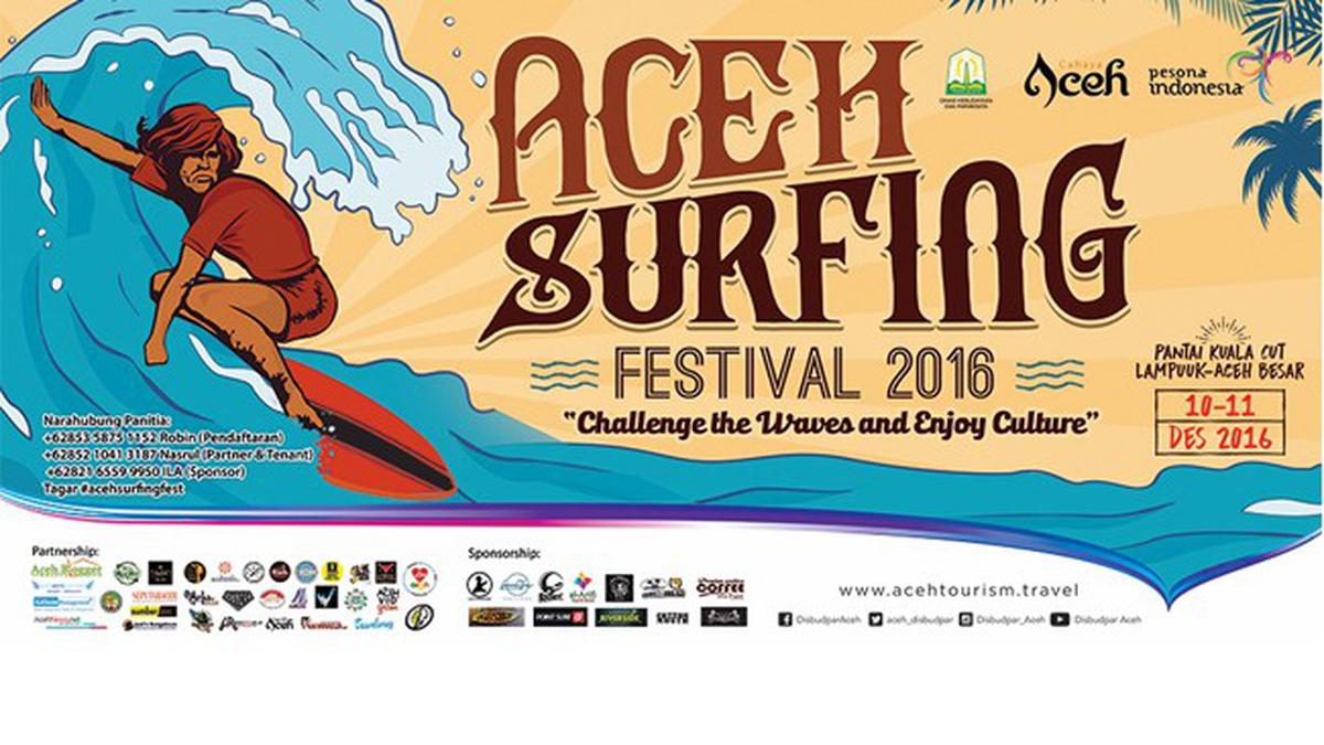 Aceh Surfing Festival 2016 Digelar di Pantai Kuala Cut Lampuuk ...