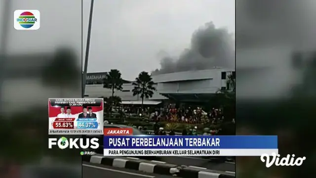 Korsleting Diduga Jadi Sebab Kebakaran Plaza Kalibata