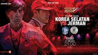 Korea Selatan vs Jerman (Liputan6.com/Abdillah)