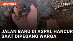 Fenomena mencengangkan dialami oleh seorang warga ketika mengecek kondisi aspal jalan di sekitar daerahnya Kudus, Jawa Tengah