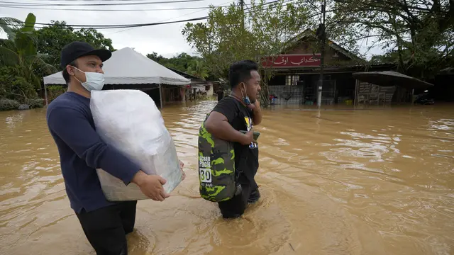 Penampakan Banjir Besar di Malaysia