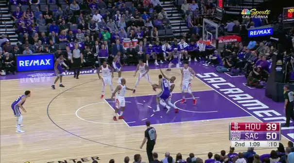 Berita video game recap NBA 2017-2018 antara Sacramento Kings melawan Houston Rockets dengan skor 96-83.