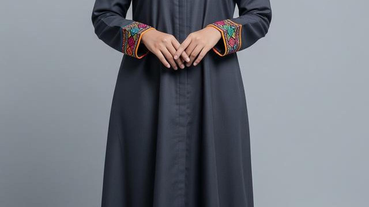 ilustrasi gamis syar'i