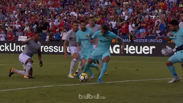 Neymar, Penentu Kemenangan Barcelona Atas Manchester United