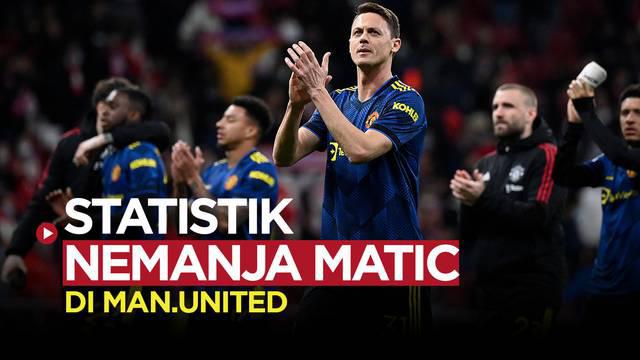 Berita video statistik Nemanja Matic bersama Manchester United dari tahun 2017 hingga 2022