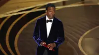 Chris Rock di Piala Oscar 2022. (AP Photo/Chris Pizzello)