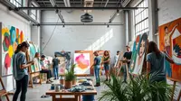 10 Contoh Seni Rupa Modern yang Menginspirasi