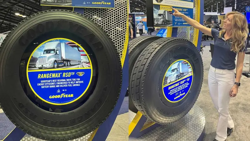 Goodyear perkenalkan ban untuk kendaraan listrik niaga