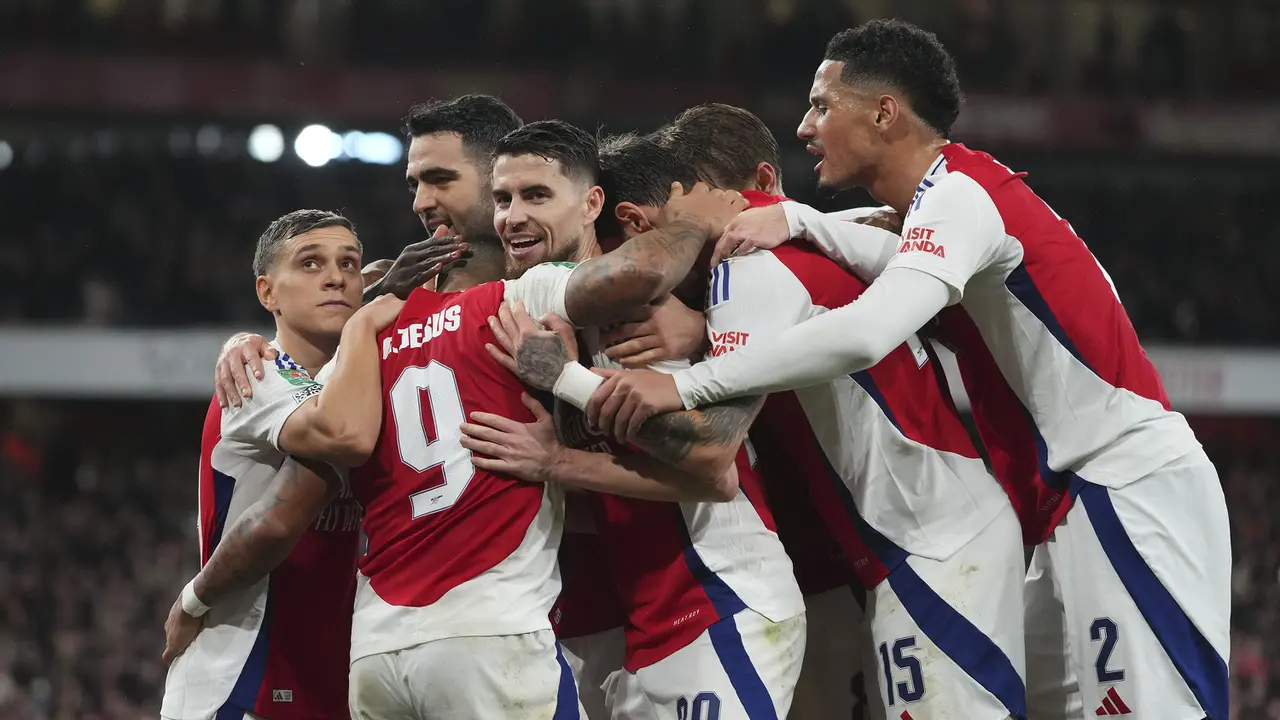 Foto: Penampilan Memukau Gabriel Jesus saat Bawa Arsenal Tumbangkan Crystal Palace di Carabao Cup