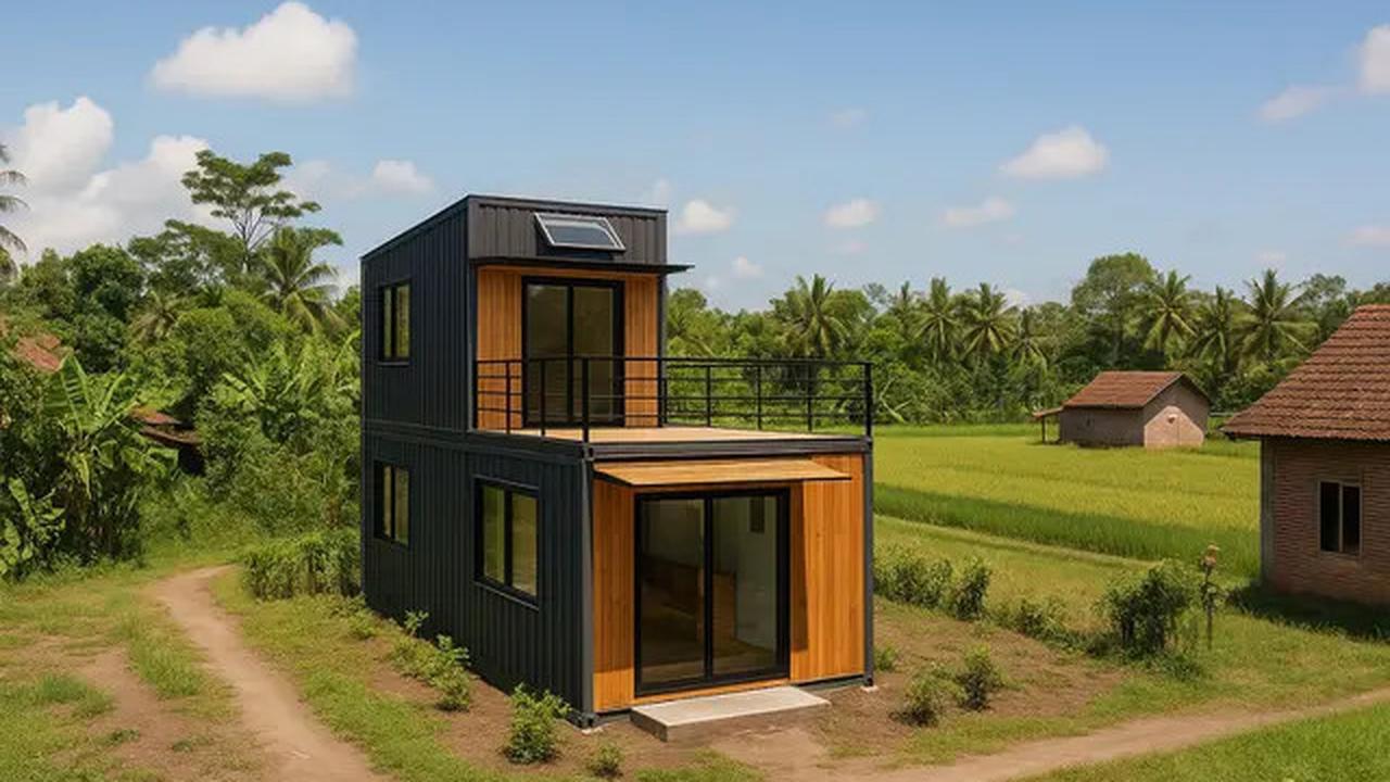 7 Model Rumah Lebar 6 Meter 2 Lantai di Desa, Nyaman dan Aman saat Dikunjungi Cucu dari Kota