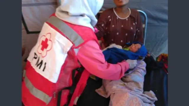 Muhammad Gempa Rizki, Bayi Yang Lahir Usai Gempa Lombok (Foto: Twitter @palangmerah)