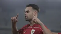 Striker Timnas Indonesia U-23, Jens Raven. (Bola.com/Abdul Aziz)