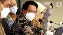 Direktur Utama BSI Hery Gunardi saat Press Conference Pemaparan Kinerja BSI Triwulan IV Tahun 2021 di Jakarta, Rabu (2/02/2022). BSI menorehkan kinerja positif dengan perolehan laba bersih mencapai Rp3,03 triliun naik 38,42% secara year on year (YoY). (Liputan6.com/HO/BSI)