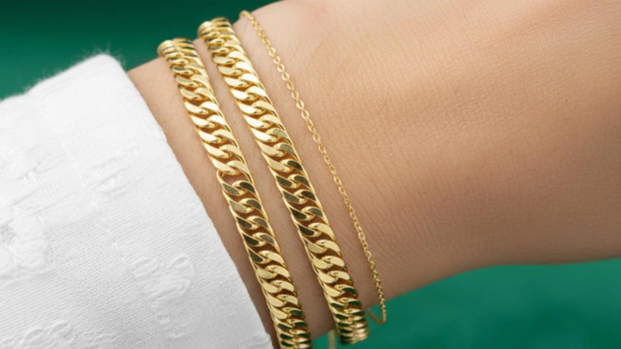 7 Desain Gelang Emas Rantai Elegan Cocok untuk Hari Raya, Dijamin Bakal Tampil Memukau