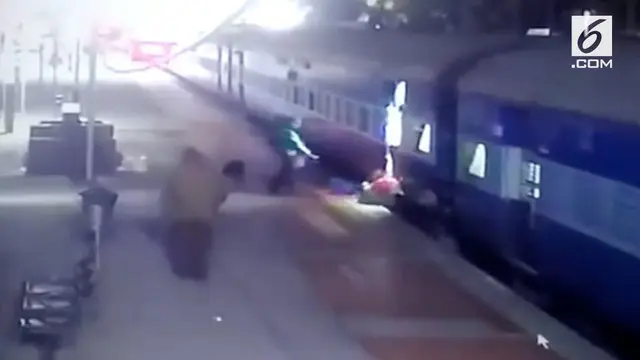 VIDEO: Detik-Detik Wanita Terseret Kereta yang Melaju