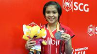 Tunggal putri Indonesia, Gregoria Mariska, gagal meraih gelar juara pada Kejuaraan Bulutangkis Asia Junior 2016. (PBSI)
