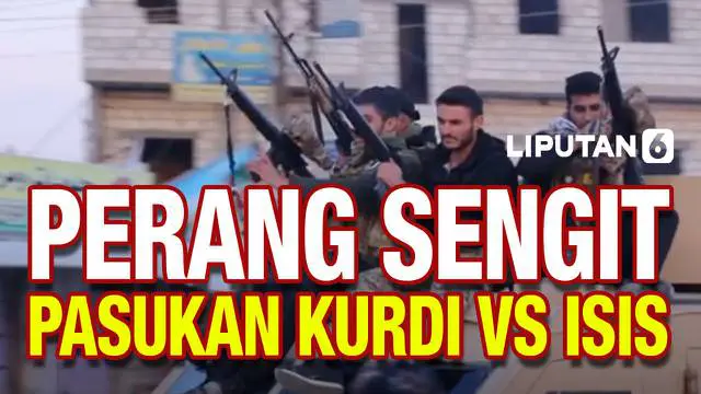 VIDEO: Enam Hari Perang Sengit Pasukan Kurdi Vs ISIS, Ratusan Tewas