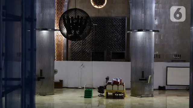 FOTO: Suasana Hari Pertama Ramadan 1441 H di Masjid Istiqlal Saat Pandemi Covid-19
