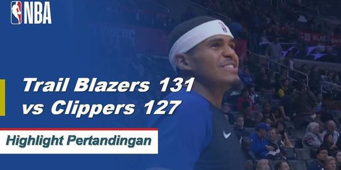 Cuplikan Pertandingan NBA : Trail Blazers 131 vs Clippers 127