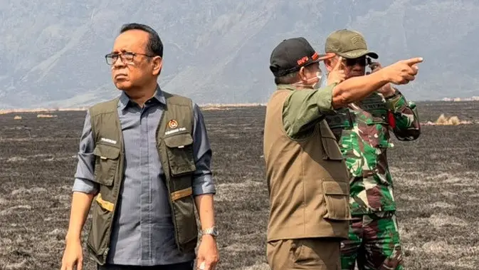 Pratikno: Saya Sehat dan Sedang di Bromo Rakor Pemadaman Api