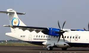 Pesawat ATR 400 atau ATR 42-500 rute Jogja-Makassar yang hilang kontak di Maros, Sulawesi Selatan. (Istimewa)