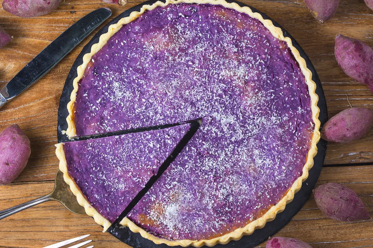 pie ubi ungu
