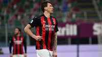 Mario Mandzukic didatangkan AC Milan pada Januari 2021 demi mempertajam lini depan, namun belum mampu berkontribusi maksimal. (AFP/Miguel Medina)