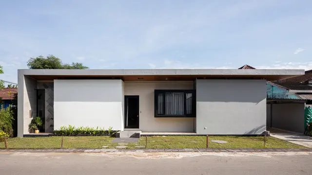 Desain Rumah 1 Lantai Budget Rp 100 Juta dengan Atap Dak (AI)