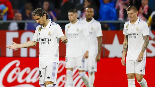 Foto: Wajah Tak Percaya Pemain Real Madrid Setelah Dipermalukan Tetangga Barcelona