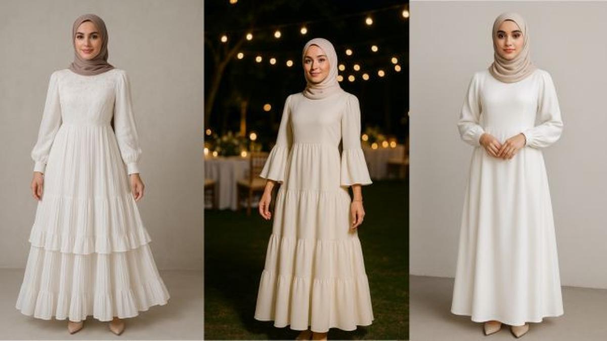 9 Tips Memilih Gamis Warna Putih Terbaru 2025 agar Tidak Terlihat Transparan