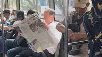 Dubes Belanda Naik TransJakarta, Dukung Inisiatif Transportasi Ramah Lingkungan di Jakarta