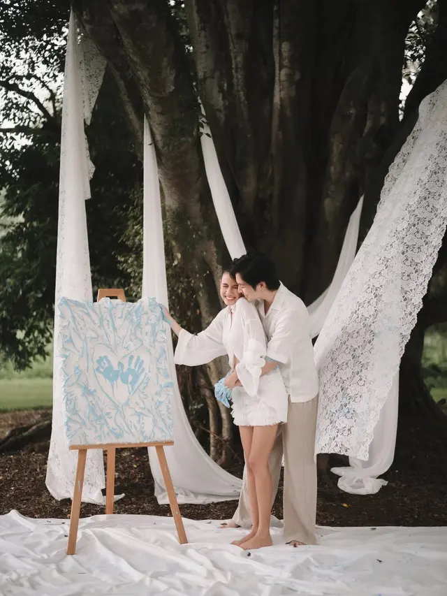 Angga Yunanda dan Shenina Cinnamon