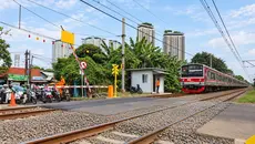 KAI Pasang Palang Kereta Otomatis di 9 Perlintasan Sebidang