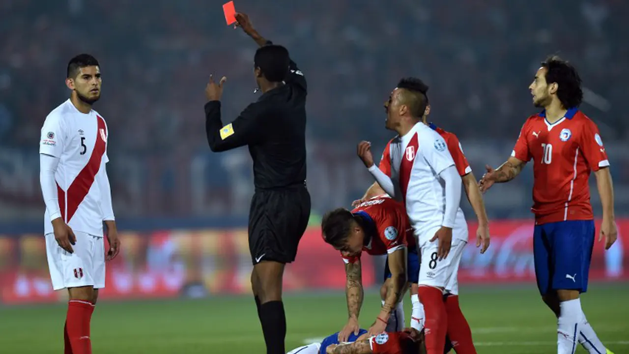 Chile vs Peru di Copa America 2015