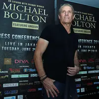 Preskon Konser 'An Evening with Michael Bolton'. (Foto: Deki Prayoga/Bintang.com)