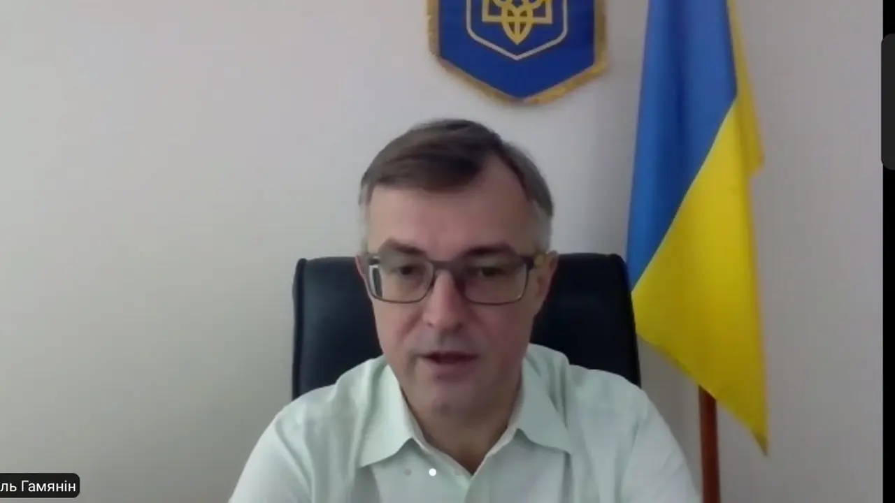 Dubes Ukraina untuk Indonesia Vasyl Hamianin. (Screen Grab)