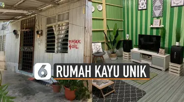 Nampak terlihat biasa saja. Ternyata rumah kayu ini memiliki interior yang luar biasa.