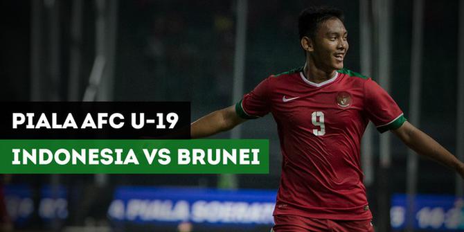 VIDEO: Highlights Babak 1 Kualifikasi Piala Asia U-19, Indonesia vs Brunei Darussalam