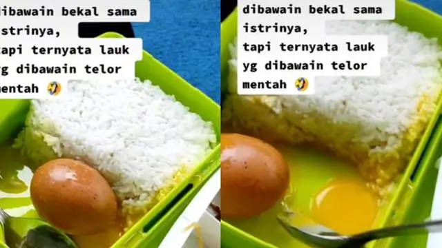 6 Potret Isi Bekal Nyeleneh Ini Bikin Senyum Tipis, Selera Makan Jadi Hilang