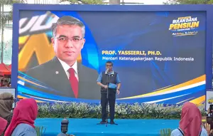 Pekerja RI Makin Tua, Menaker Ingatkan Pentingnya Dana Pensiun