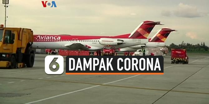 VIDEO: Maskapai Penerbangan Terpukul Pandemi Corona