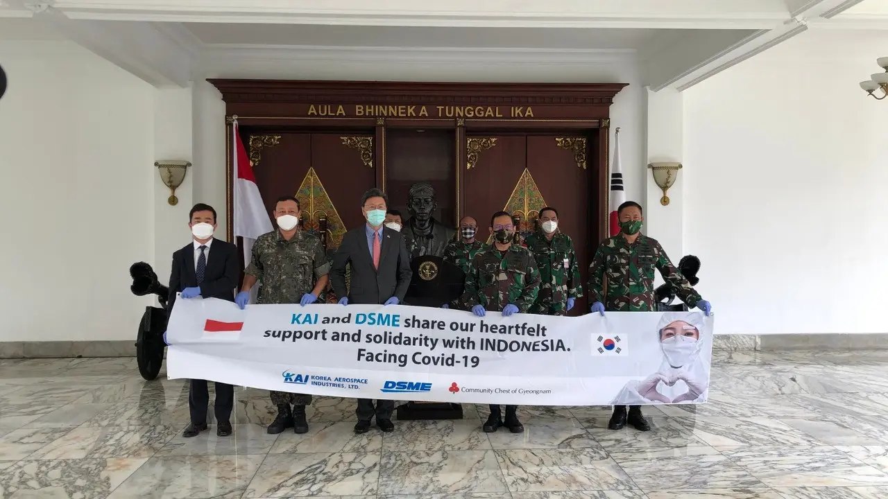Penyerahan bantuan alat tes Virus Corona COVID-19 dari Korea