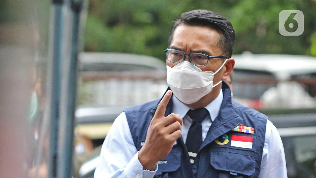 FOTO: Ridwan Kamil Tinjau Simulasi Vaksinasi COVID-19 di Depok